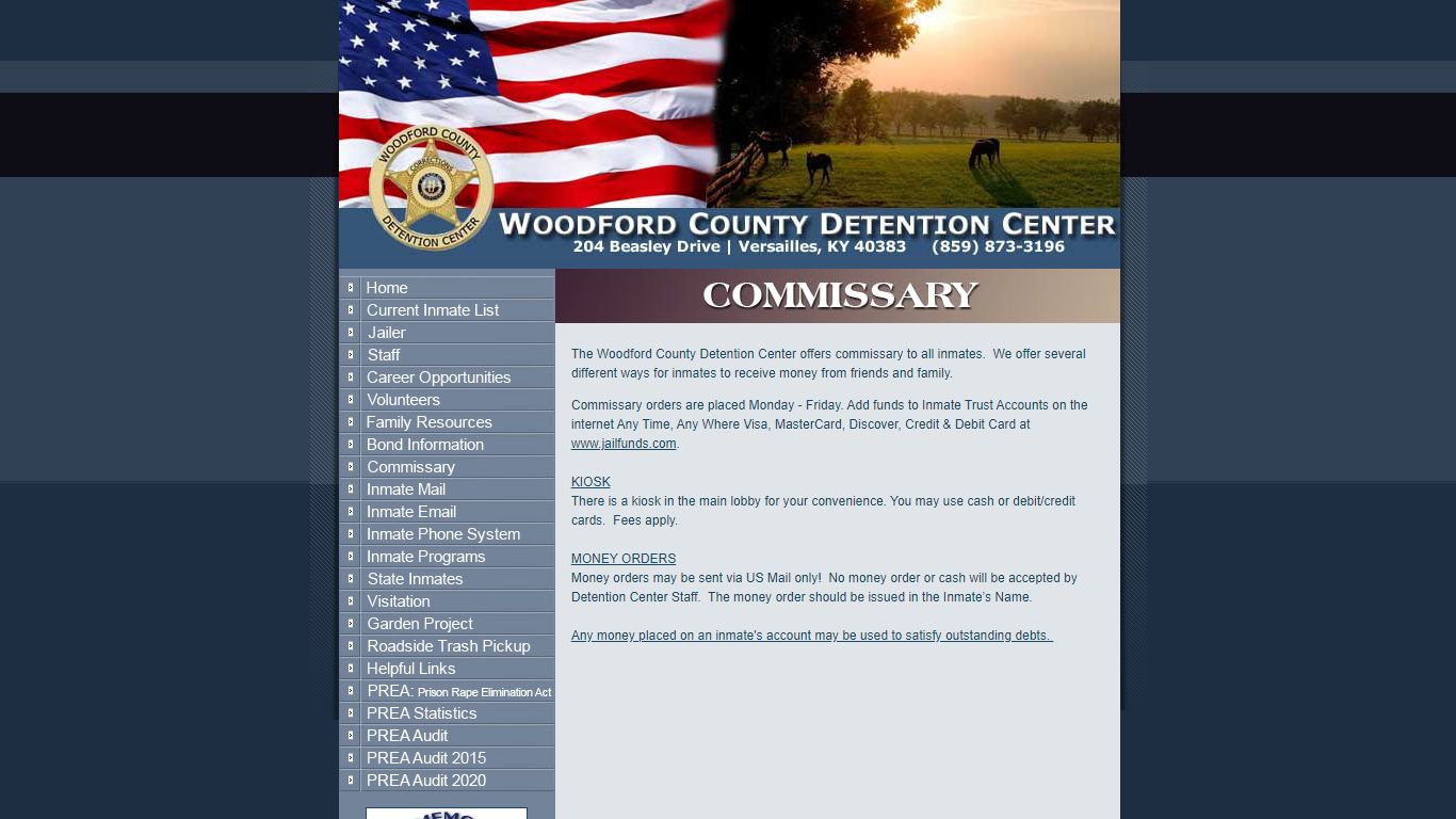 Welcome to the Woodford County Detention Center